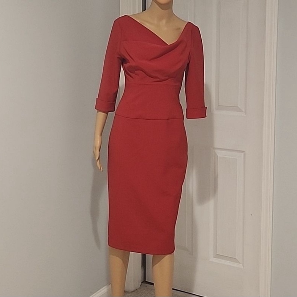 Black halo Jackie O 3/4 sleeve dress